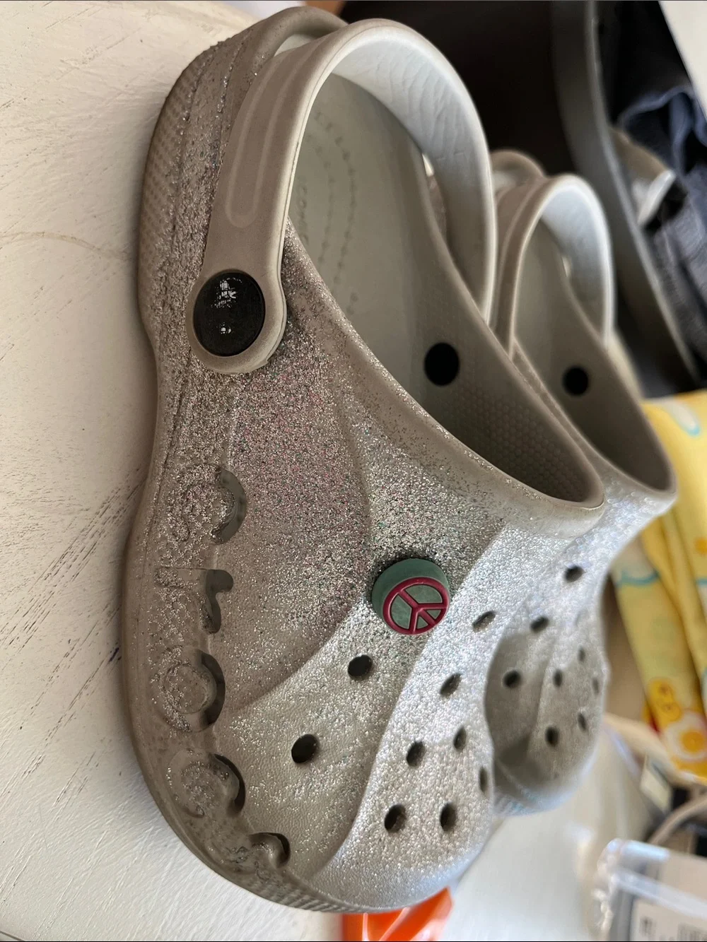 CROCS kids silver